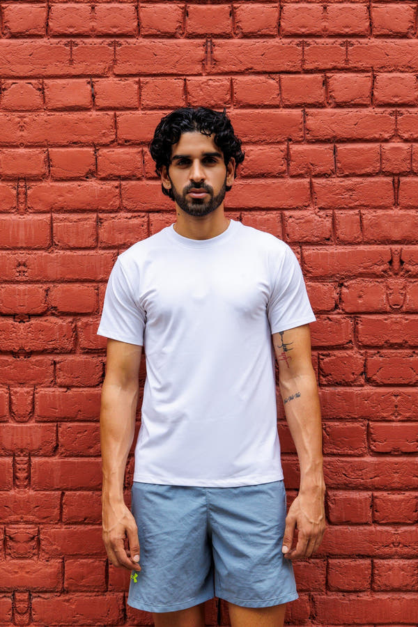 Bamboo Crew Tee – White