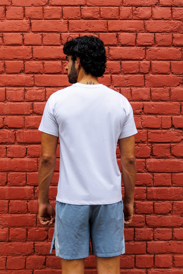 Bamboo Crew Tee – White