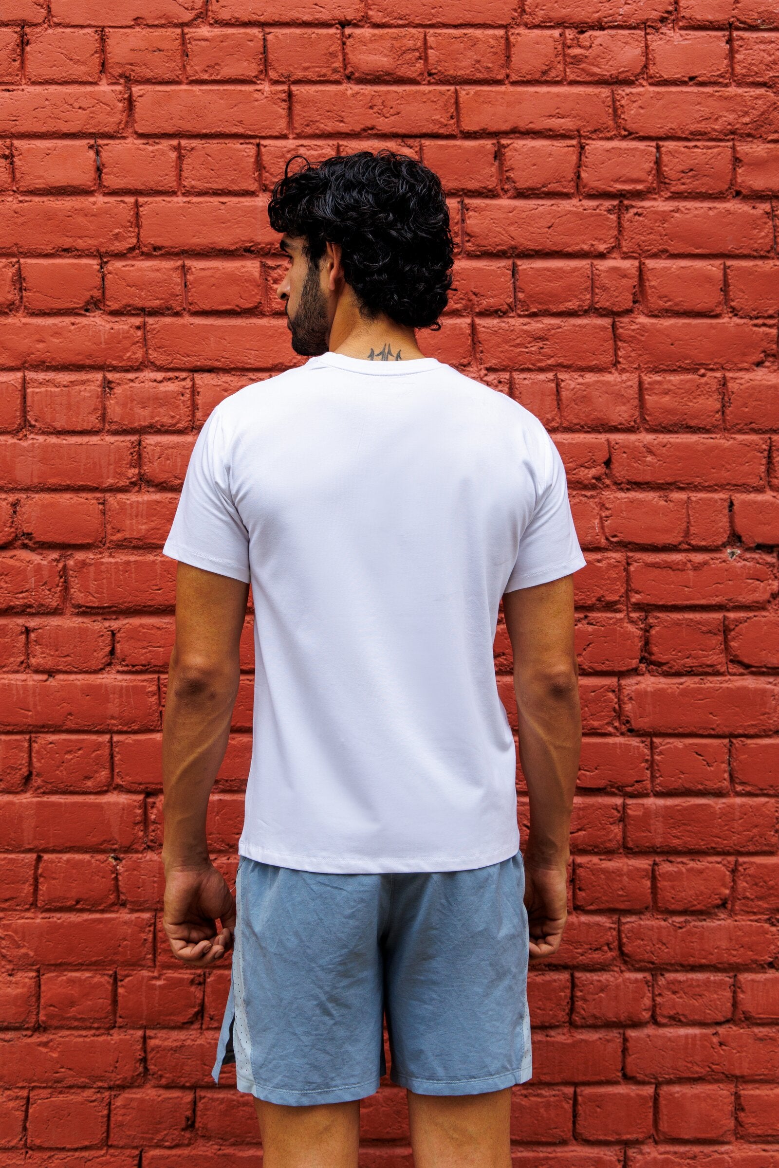 Bamboo Crew Tee – White