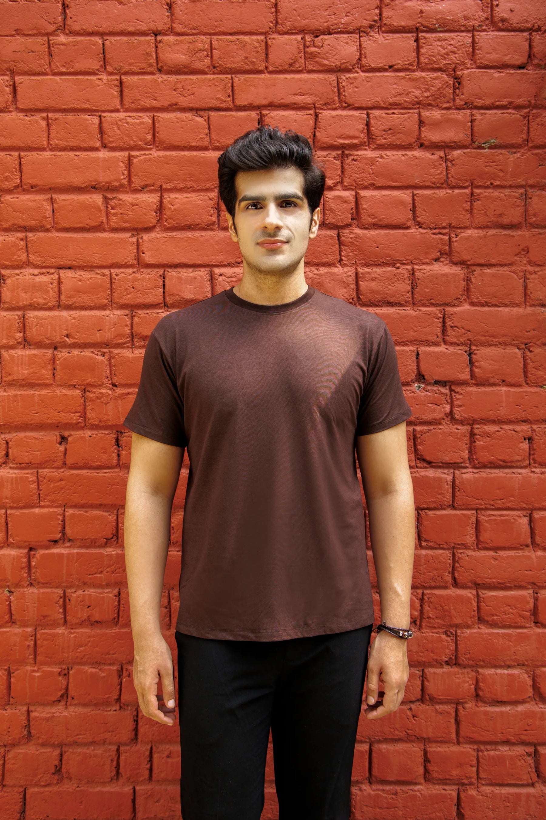 Bamboo Crew Tee – Coffee