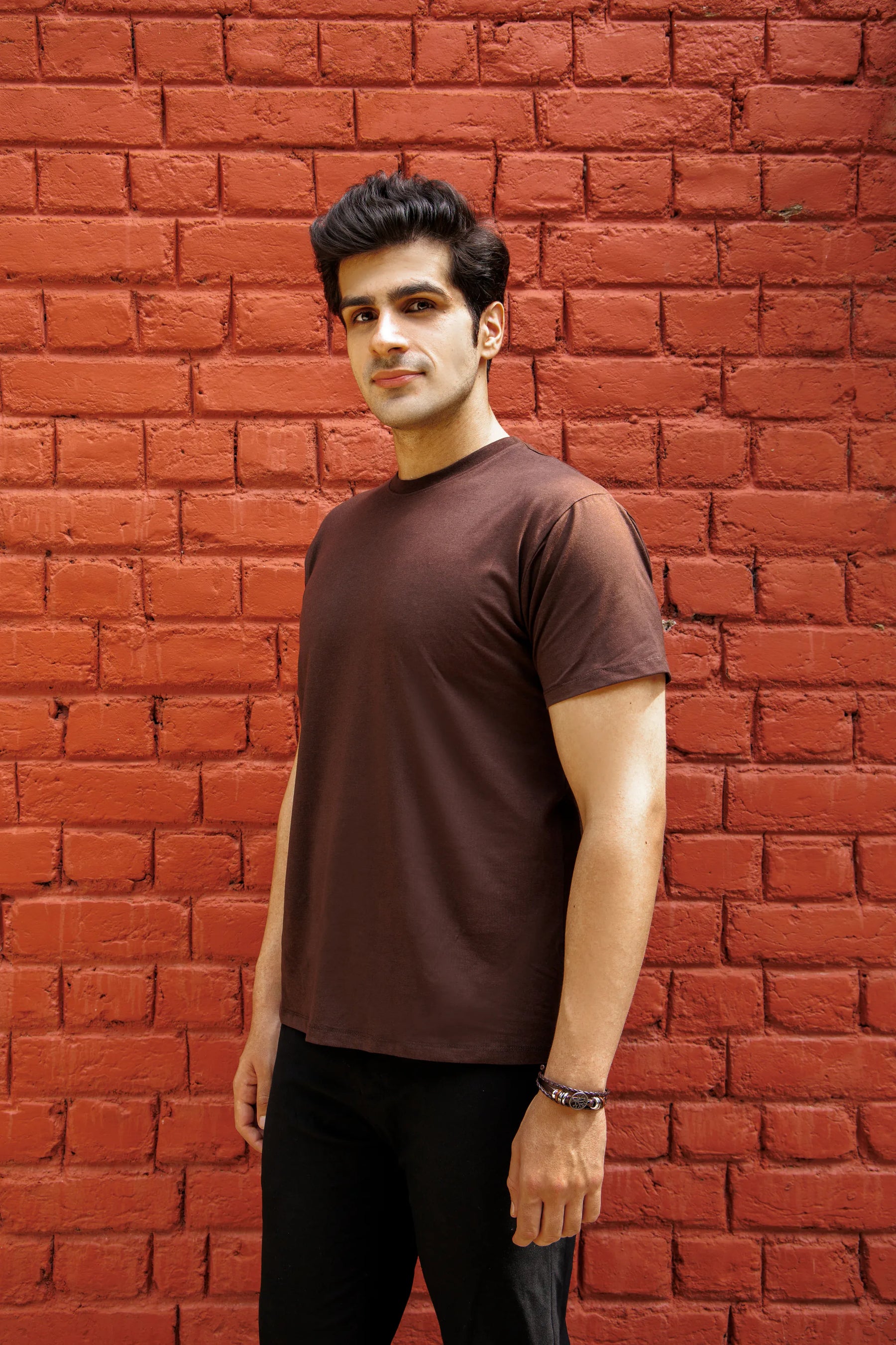 Bamboo Crew Tee – Coffee