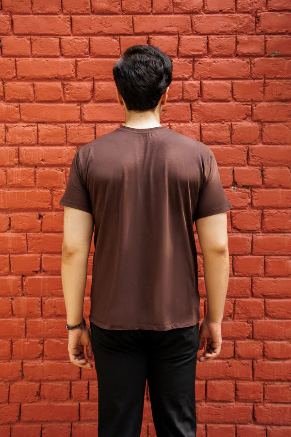 Bamboo Crew Tee – Coffee