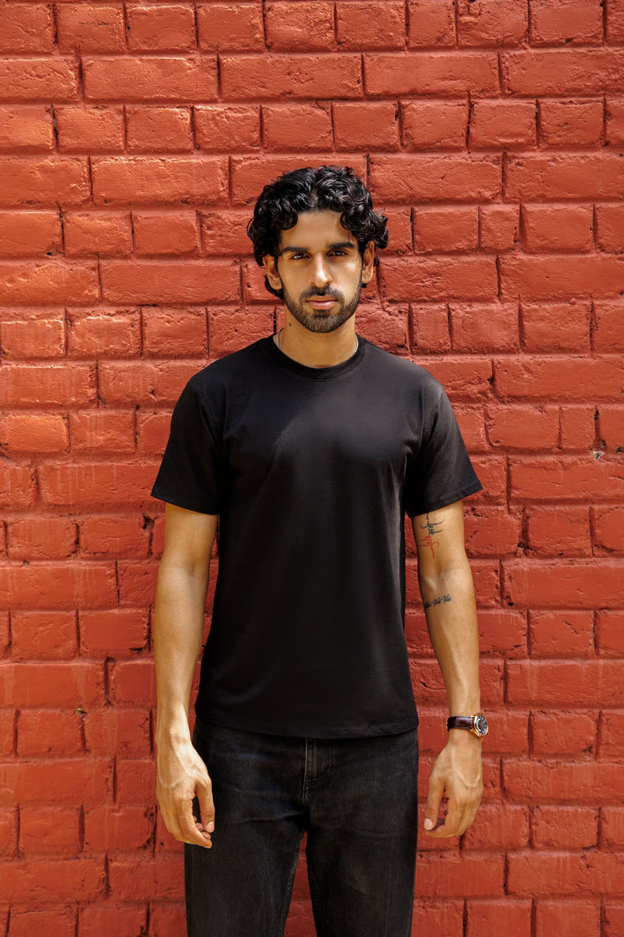 Bamboo Crew Tee – Black