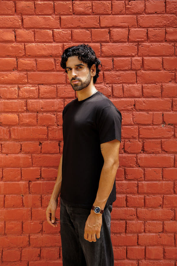 Bamboo Crew Tee – Black