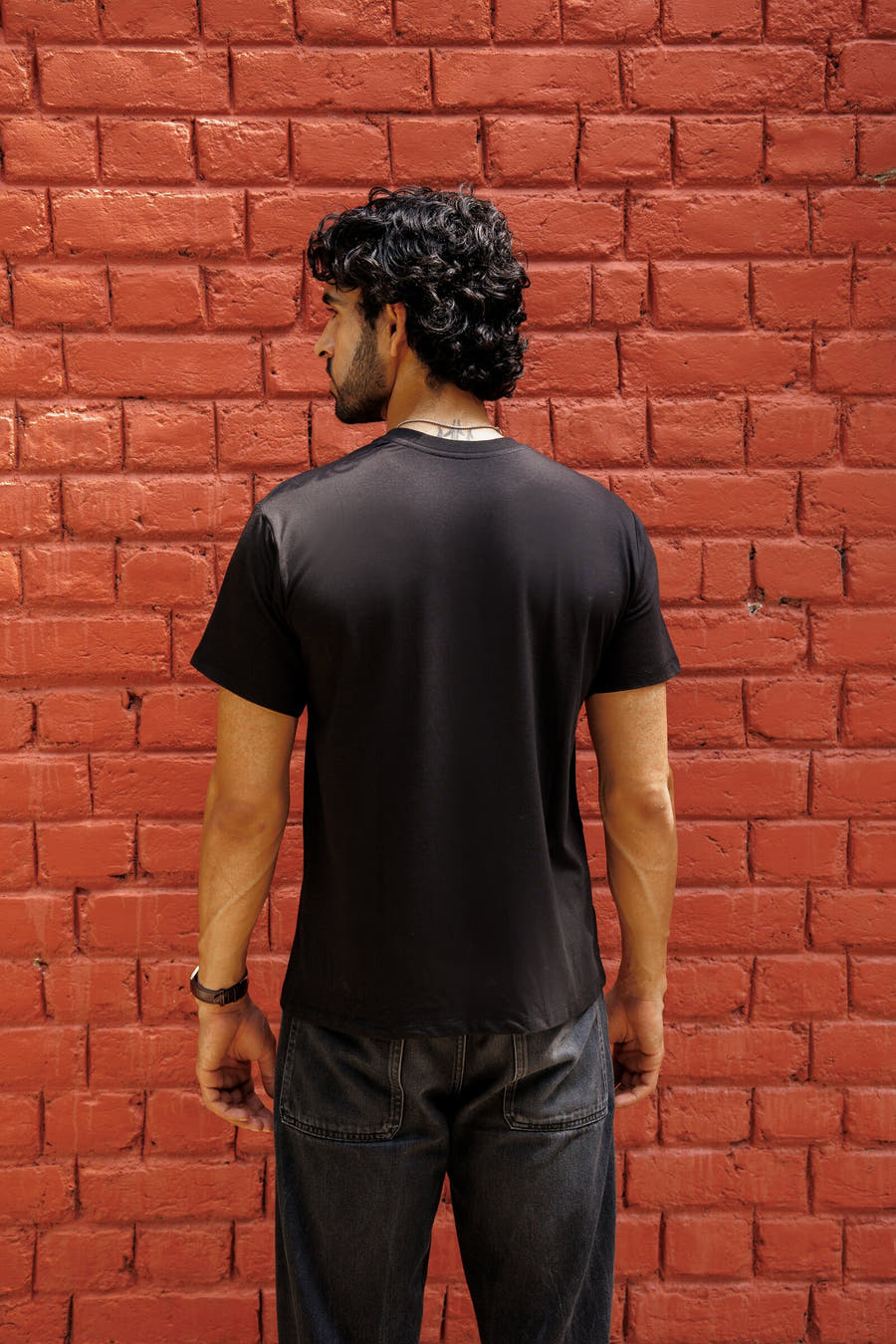 Bamboo Crew Tee – Black