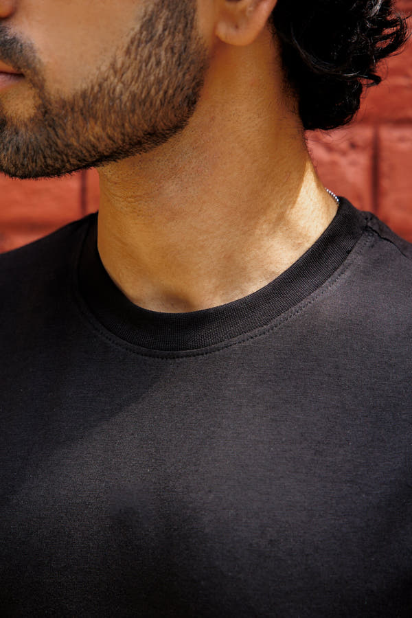 Bamboo Crew Tee – Black