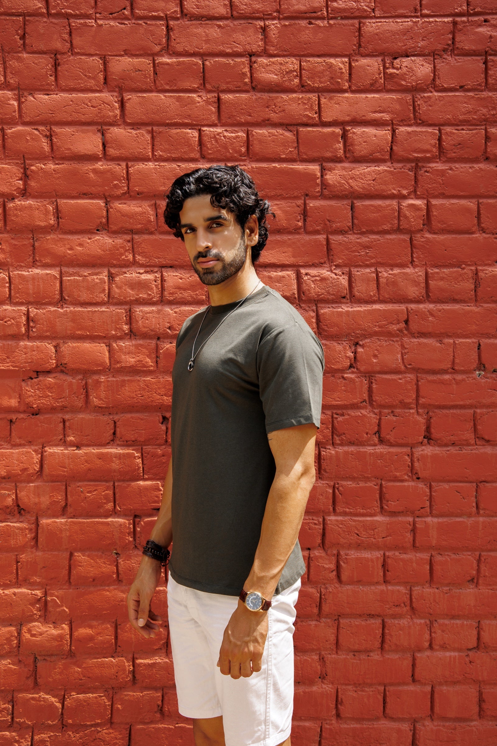 Bamboo Crew Tee – Olive