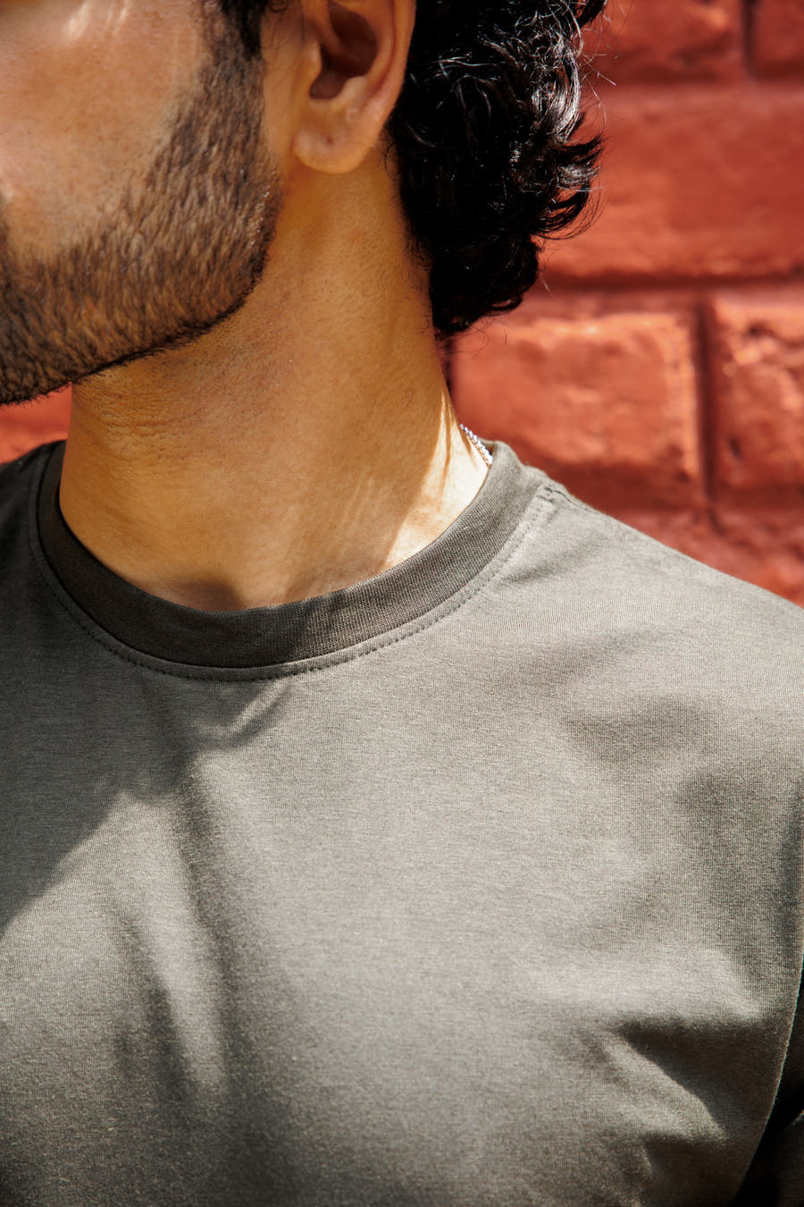 Bamboo Crew Tee – Olive