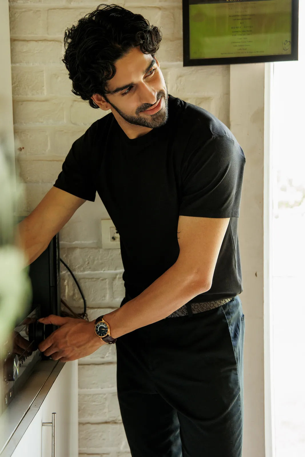 Bamboo Crew Tee – Black