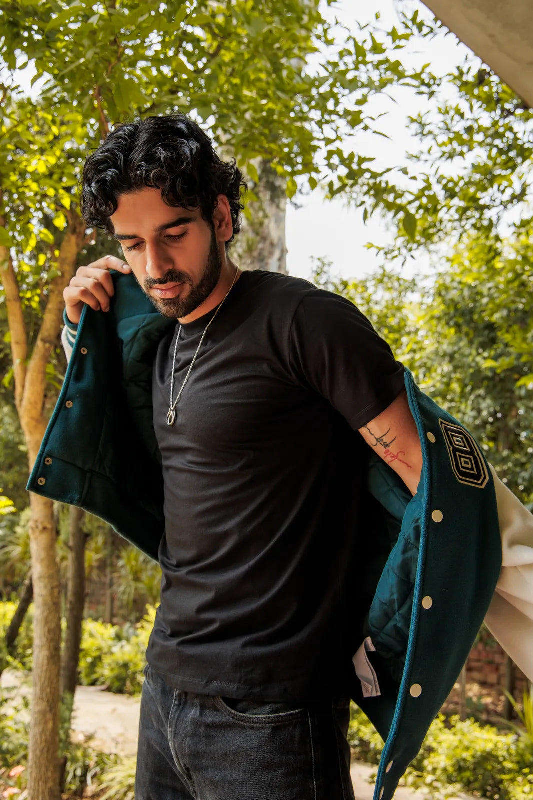 Bamboo Crew Tee – Black