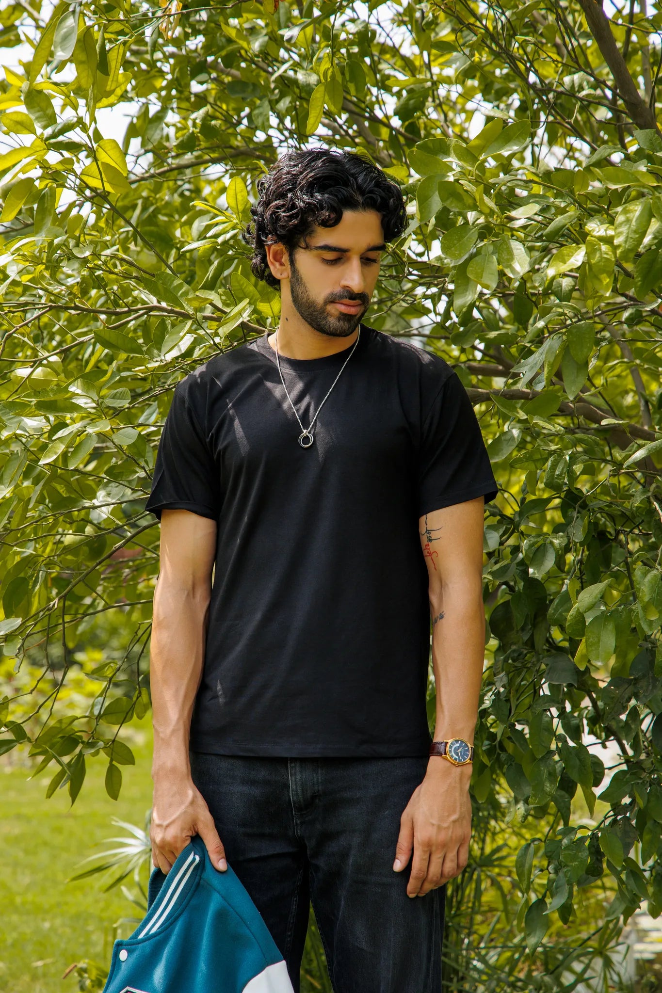 Bamboo Crew Tee – Black