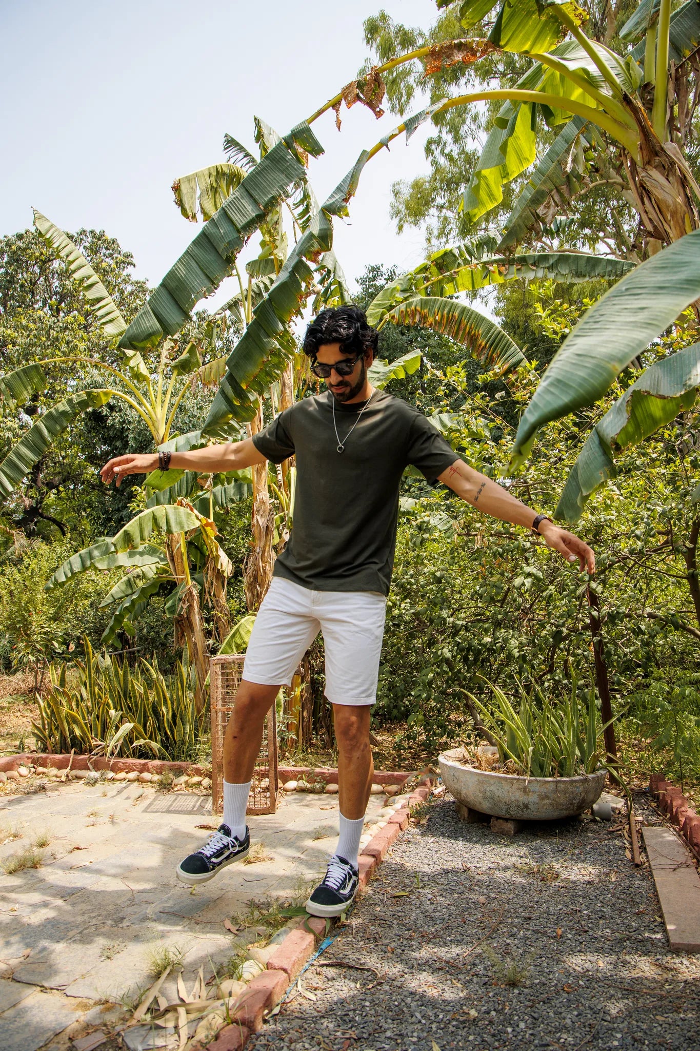 Bamboo Crew Tee – Olive