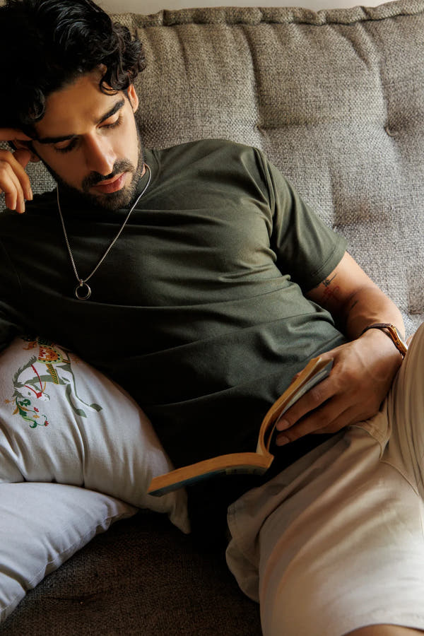 Bamboo Crew Tee – Olive